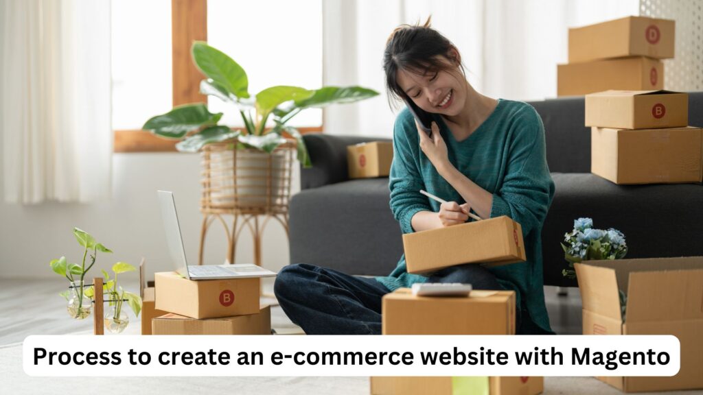 how to create an e-commerce website with Magento